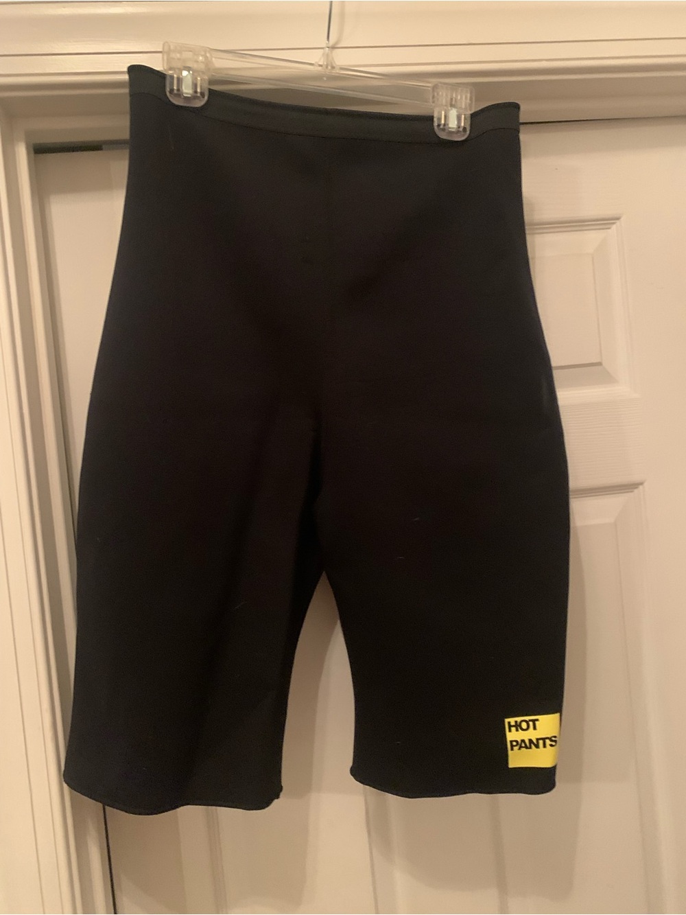 Zaggora black hot pants size XL neoprene workout shorts